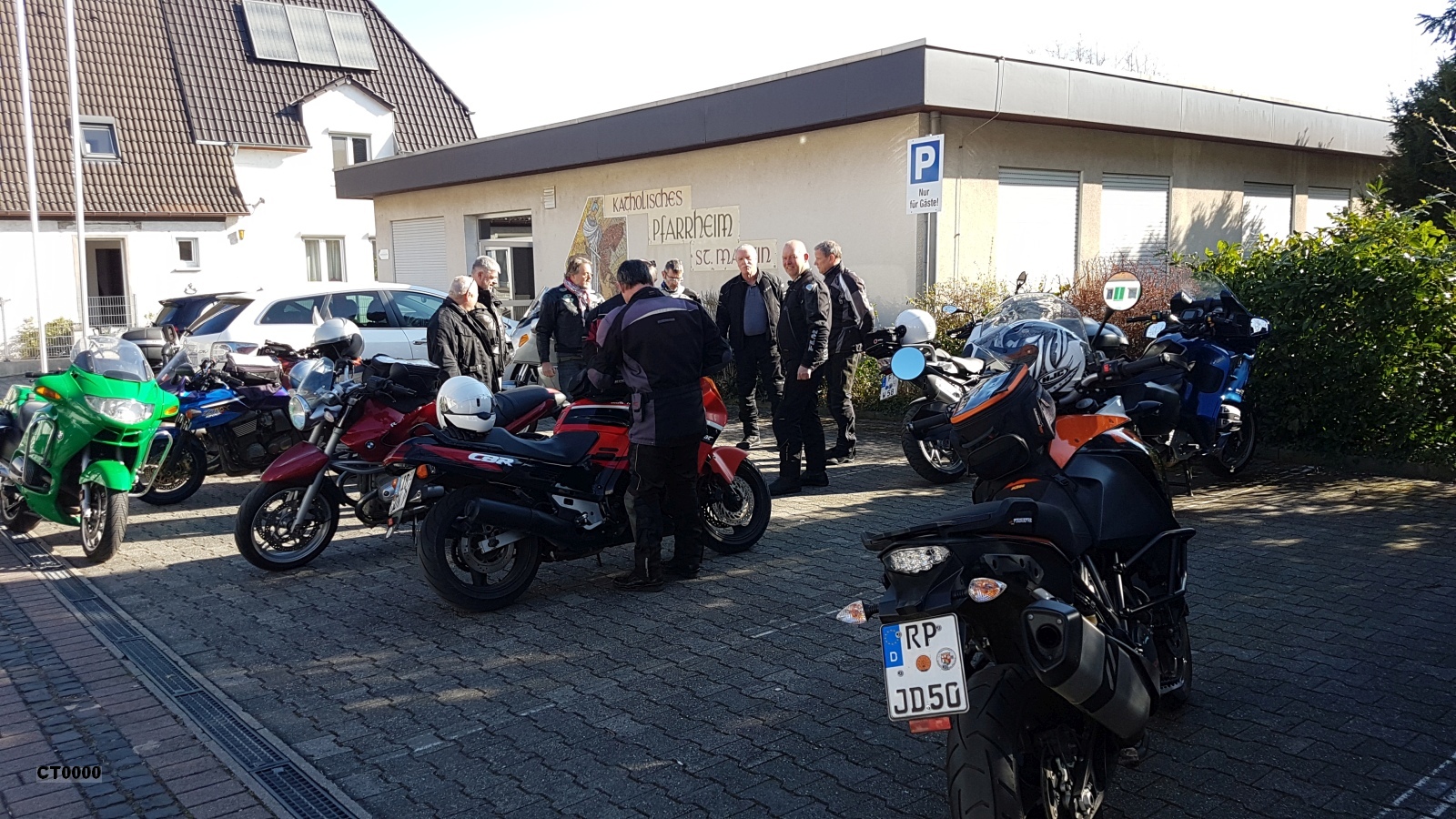 Vor der 2. Vortour mit den Tour-Guides