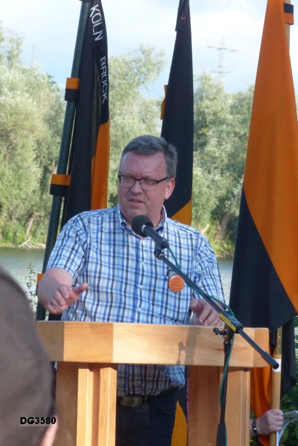 Begrüßung durch Kolpingbruder Landrat Clemens Körner (Rhein-Pfalz-Kreis)