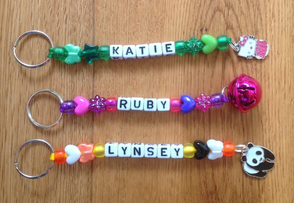 Beaded Name Tag (V, T) sensorylappads