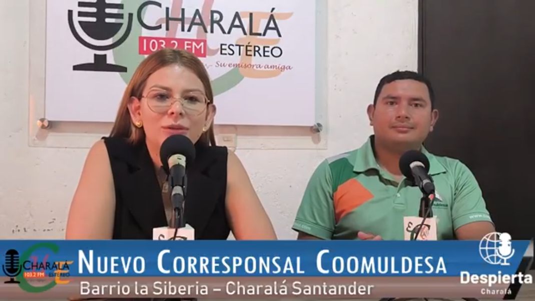 NUEVO CORRESPONSAL DE COOMULDESA EN CHARALÁ
