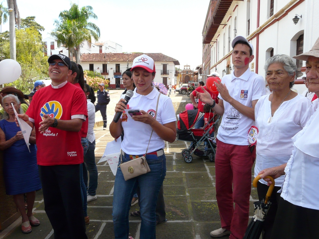 Marcha por la Vida - Foto Despierta Charalá