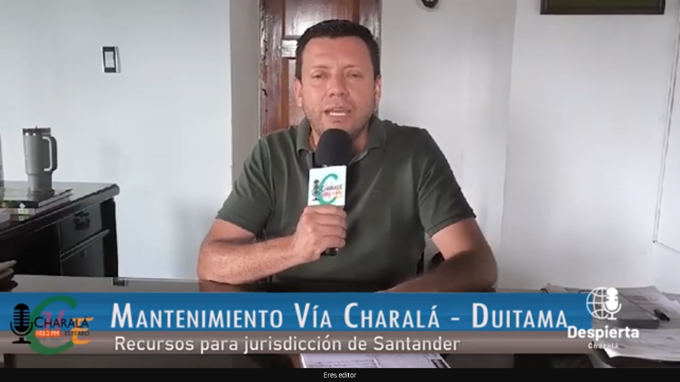 Recursos mantenimiento vía Charalá, Duitama