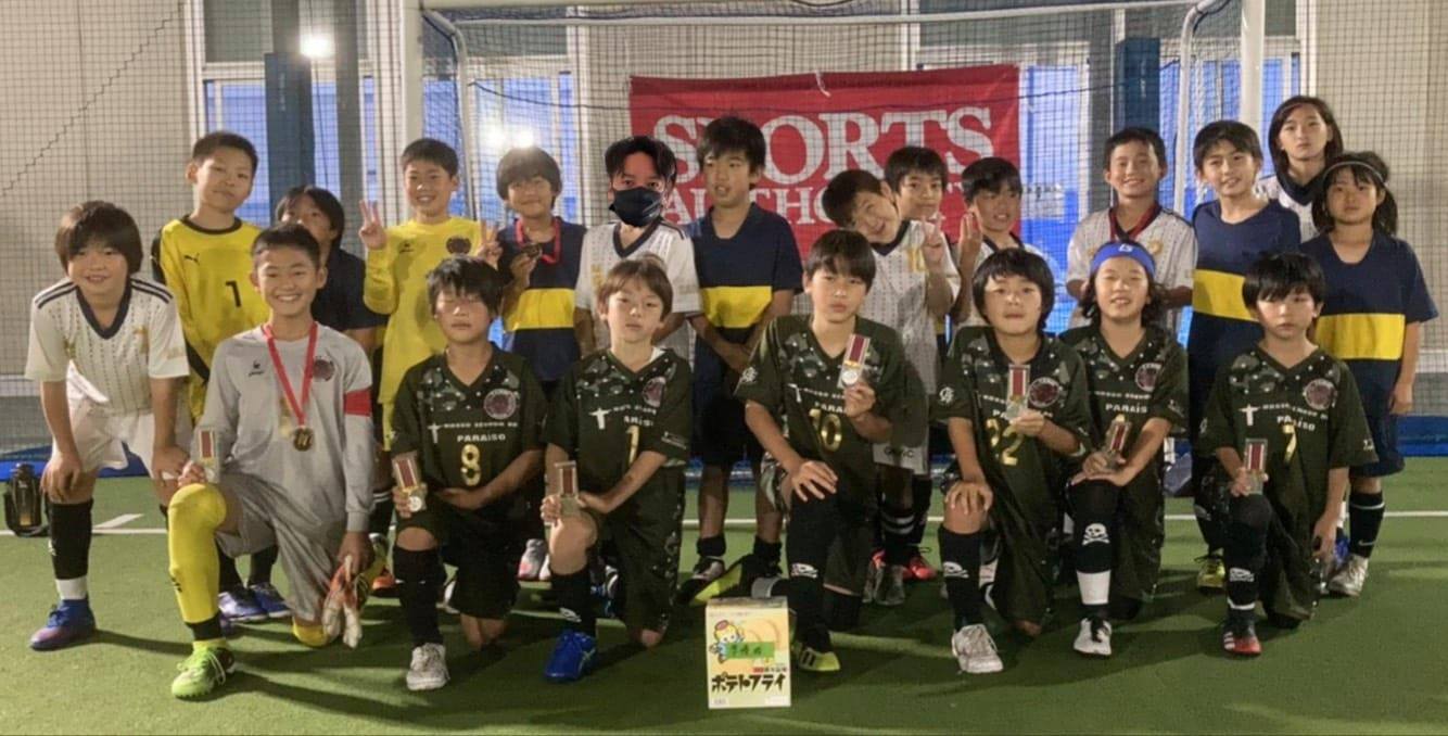 優勝FC DIOS🏆 　準優勝F.S. オーガ🥈　 第３位TODエストレーラ🥉