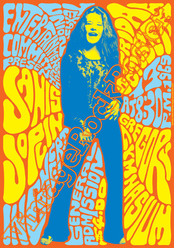 Janis JOPLIN - Benvenuti su vintagerockposter!