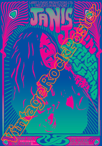 Janis JOPLIN - Benvenuti su vintagerockposter!
