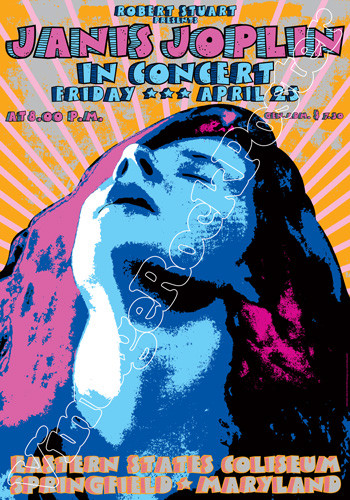 Janis JOPLIN - Benvenuti su vintagerockposter!