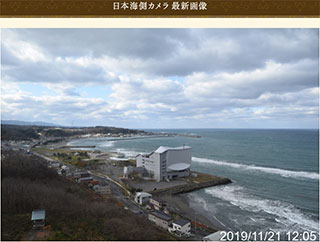 サーフィン波情報-無料ライブカメラ-七里長浜-鰺ヶ沢海水浴場-サーファーズオーシャン