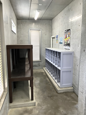 ソラシドエアサーフィンセンター木崎浜　更衣室＆ロッカー