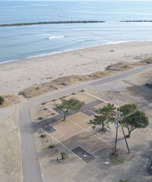 蚊口海浜公園キャンプ施設