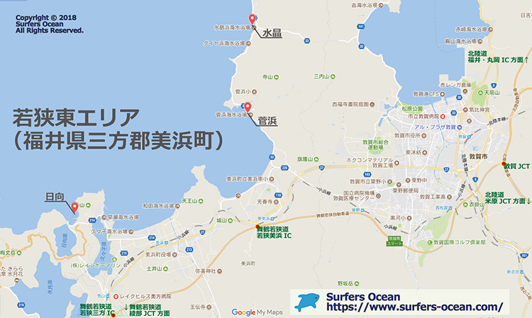 福井県若狭東エリア 関西サーフポイント58 Surfers Ocean 福井県若狭東エリア 関西サーフポイント58 Surfers Ocean