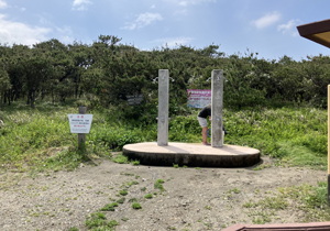ソラシドエアサーフィンセンター横　屋外シャワー