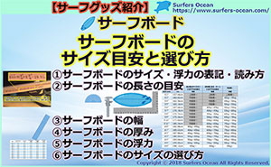 サーフグッズ紹介-サーフボード-サーフボードのサイズ目安と選び方-サーファーズオーシャン