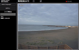 ライブカメラ-大磯-大磯海水浴場・かぶと岩・源二・磯高前・花水川河口