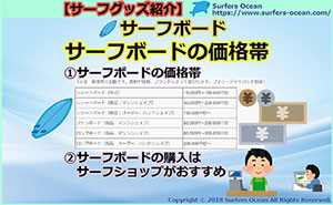 サーフグッズ紹介-サーフボード-サーフボードの価格帯-サーファーズオーシャン