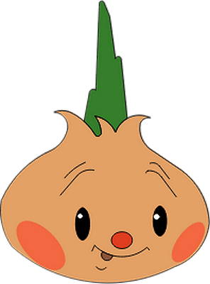 oignon - légume - alimentation - smiley émoticône émoji cartoon clipart illustration - artémotic