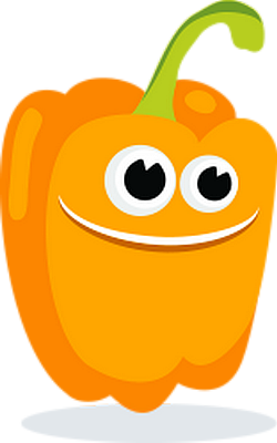 poivron - légume - alimentation - smiley émoticône émoji cartoon clipart illustration - artémotic