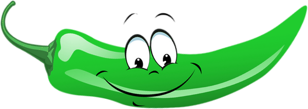 piment - légume - alimentation - smiley émoticône émoji cartoon clipart illustration - artémotic