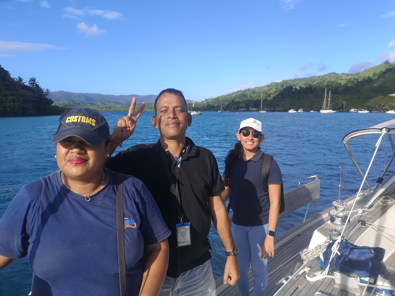 Ankommen in SavuSavu auf der Insel VanuaLevu in Fidschi