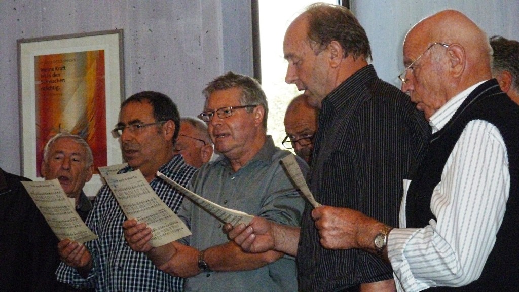 MGV umrahmt das Erntedankfest in der Ev. Jakobskirche Breuningsweiler