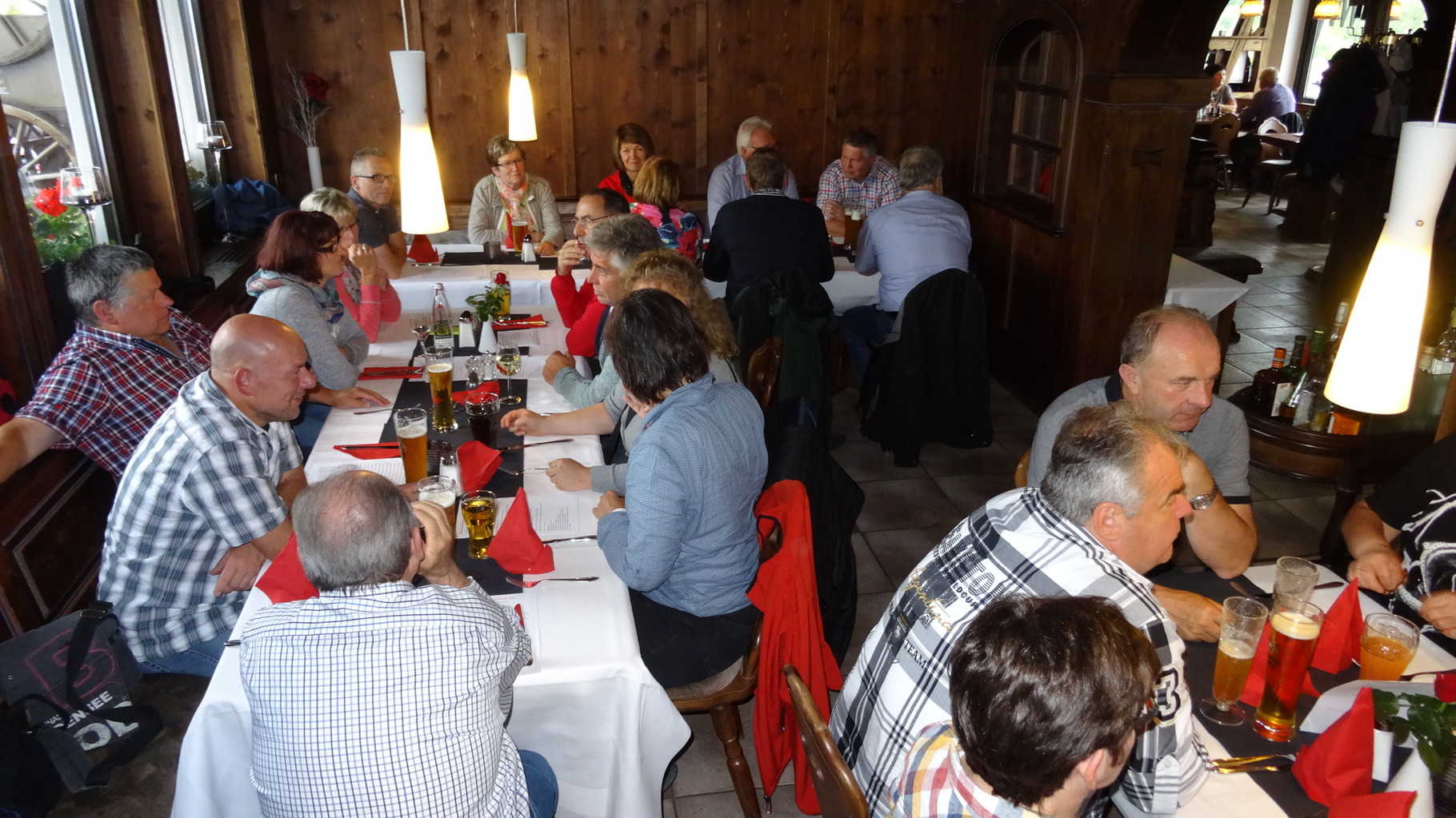 Einkehr und Abschluss im Restaurant-Café Käfer Breuningsweiler