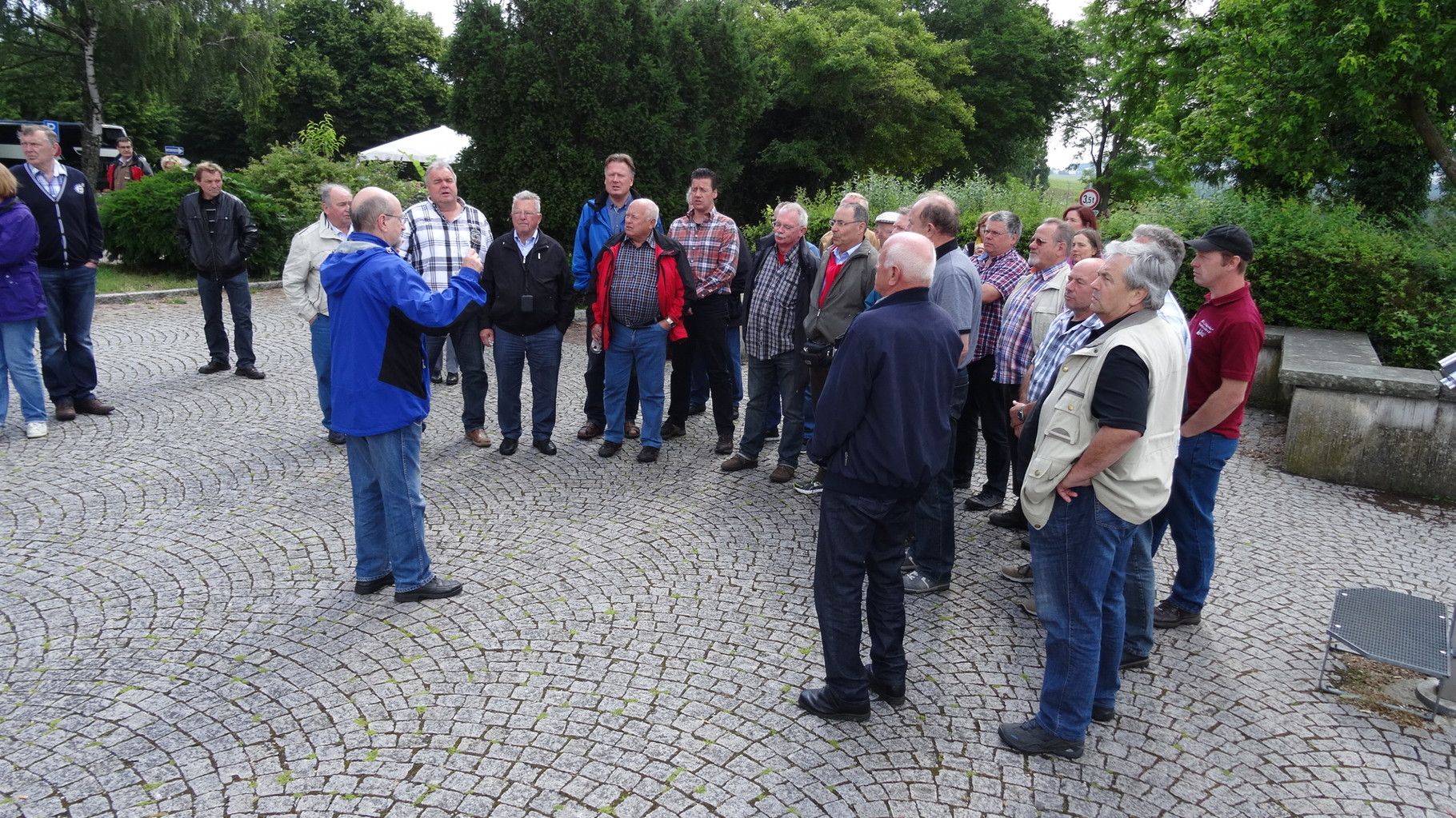 Pause beim Kloster Birnau