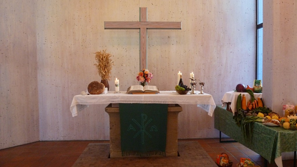 MGV umrahmt das Erntedankfest in der Ev. Jakobskirche Breuningsweiler