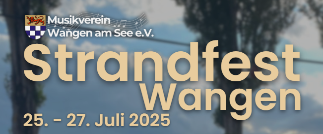 Strandfest 2025 an der Uferpromenade in Wangen