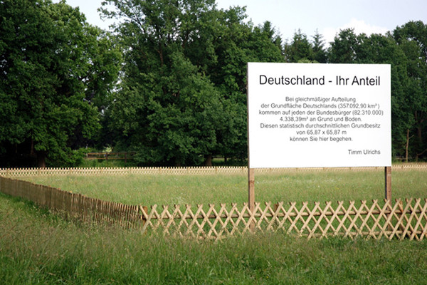 Skulpturenlandschaft Osnabrück 2007 (Timm Ulrichs)