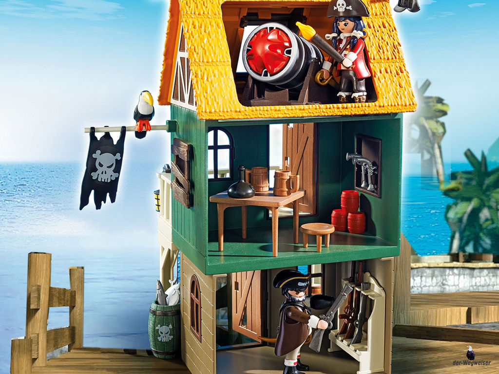 Playmobil Super 4 Getarnte Piratenfestung 4796 - Spielwarenshop