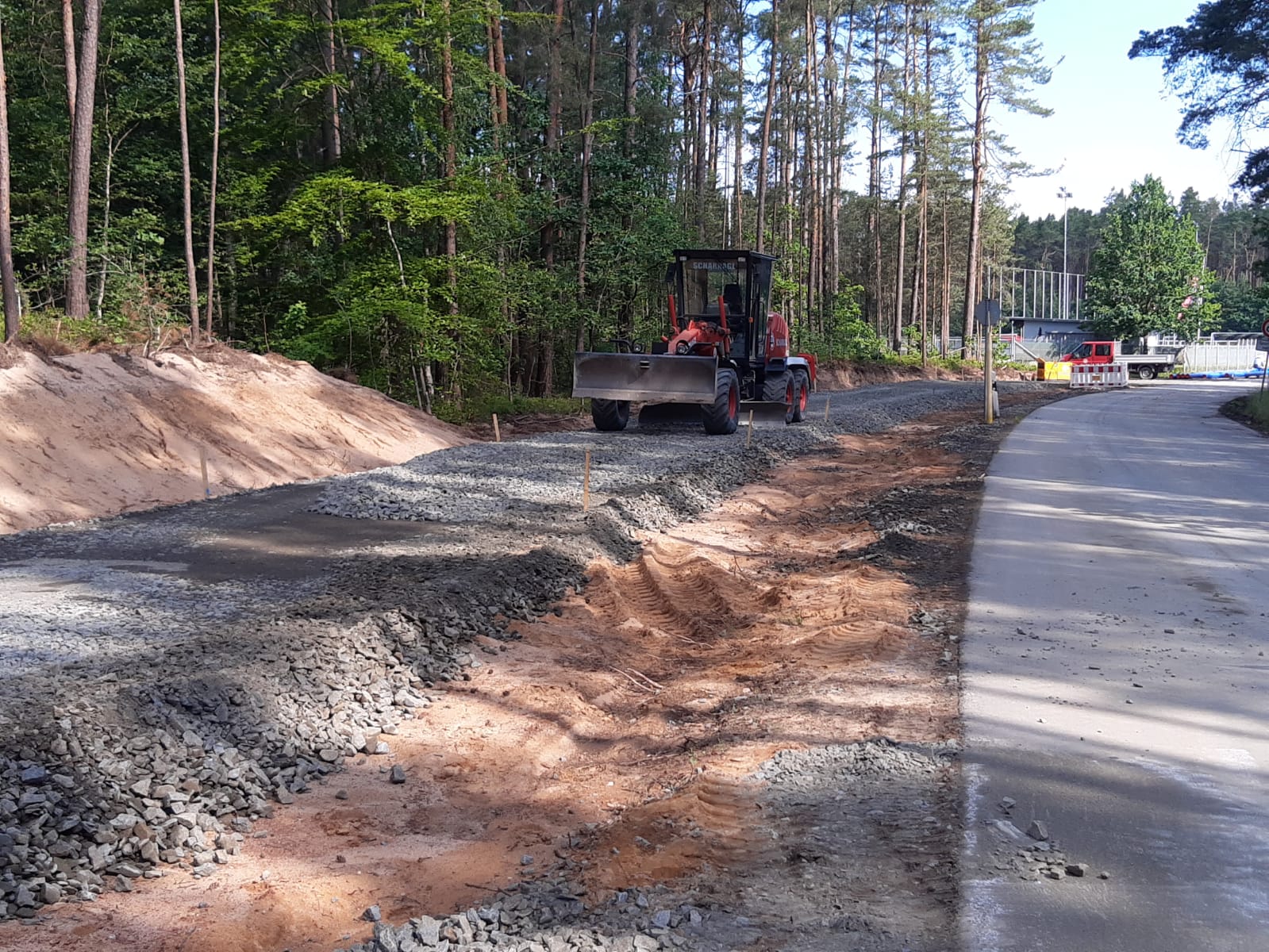 Radweg zwischen Luhe am Forst und Oberwildenau