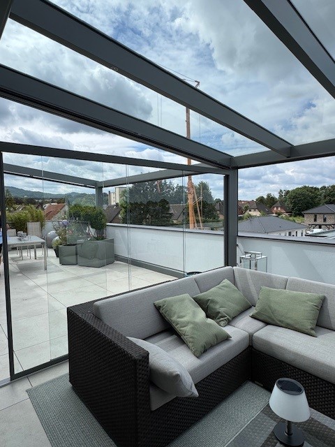 Terrassendach mit Schiebeanlagen in Lübbecke