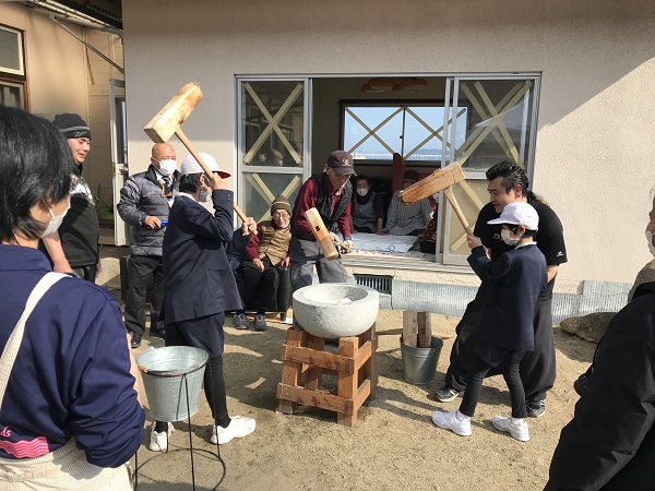 海社デイサービスにてお餅つき大会！