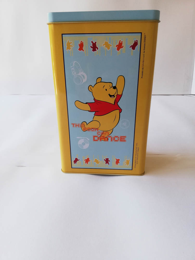 Telo mare in spugna Winnie the Pooh con custodia in ferro 70x140 cm. B558