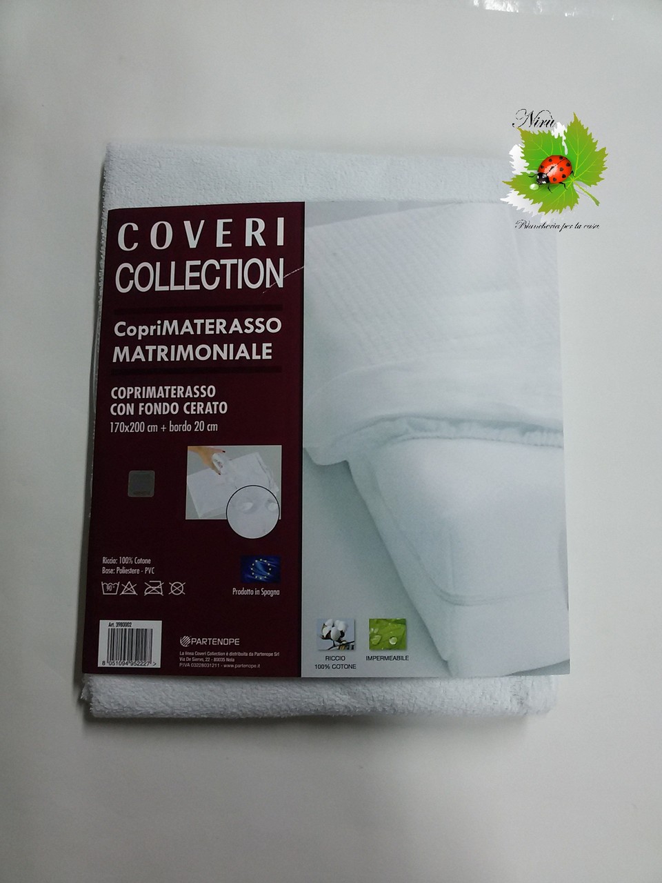 Coprimaterasso Impermeabile Coveri Collection singolo Art.A278