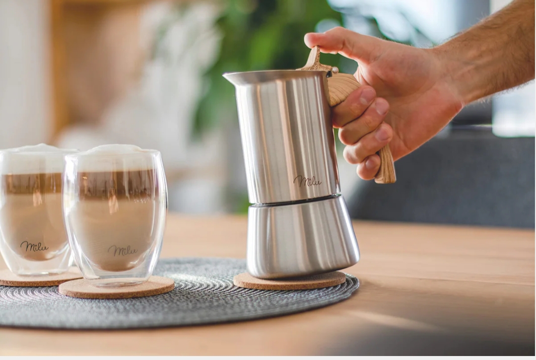 Espressokocher Induktion geeignet  4 -9 Tassen