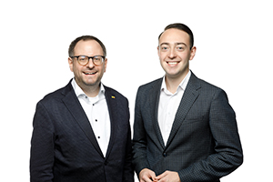 Felix Haltt und Léon Beck