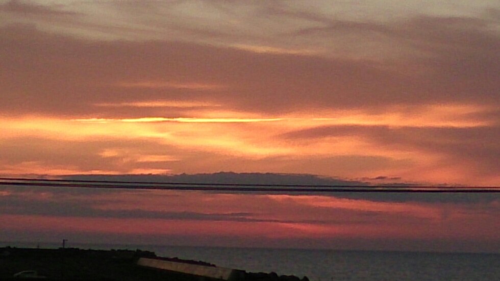 沈む夕日