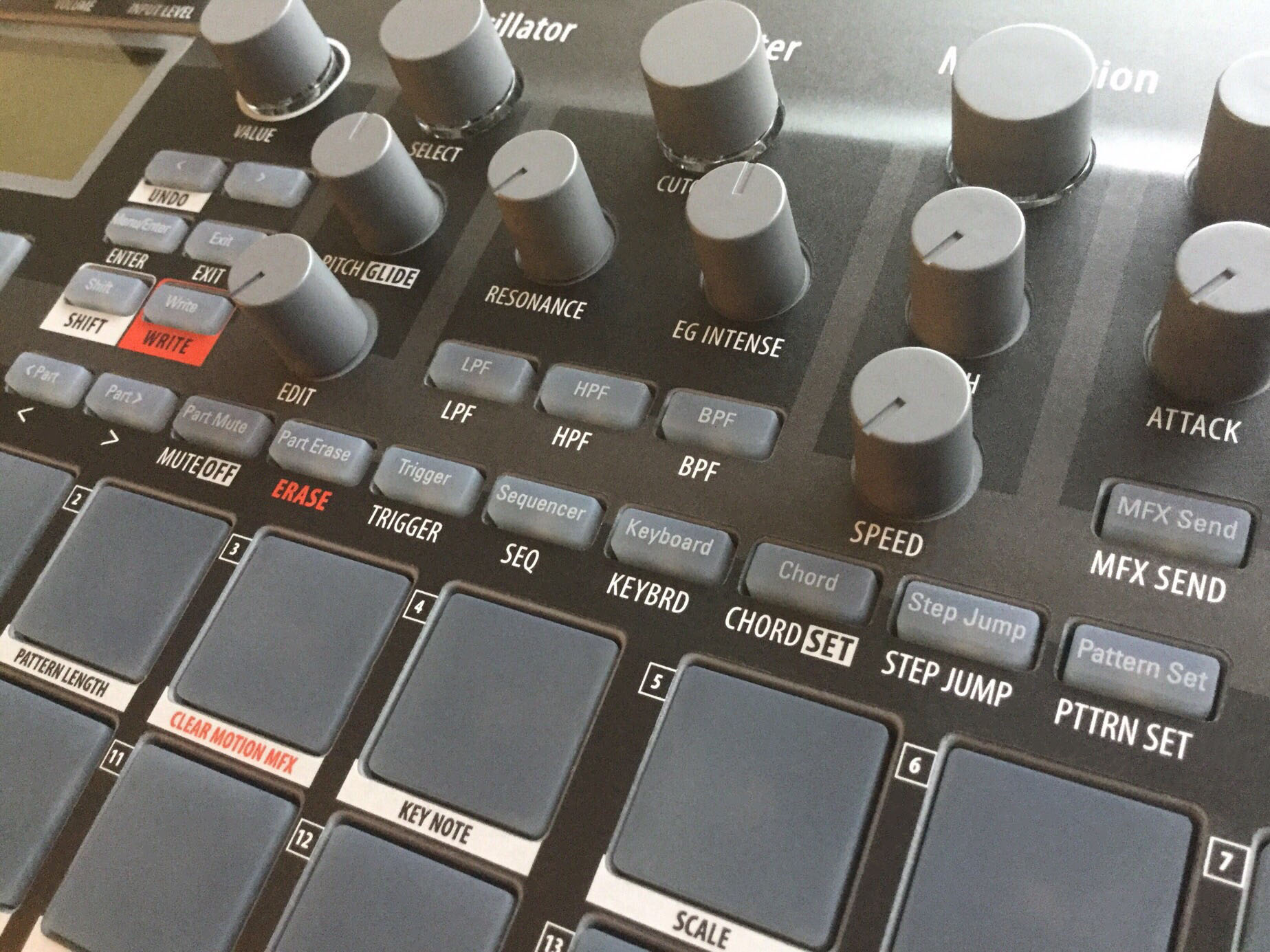 Electribe 2 Synthesizer Grey, Instrument Overlay mxpand • Overlays for synths & more