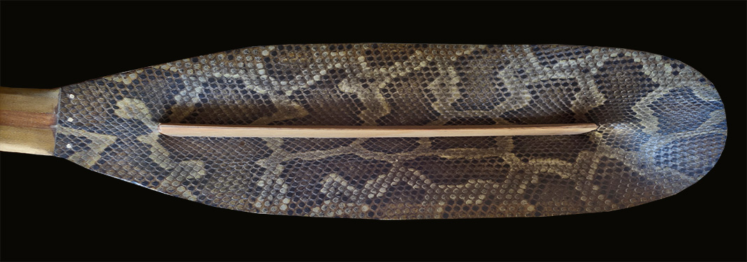 Soundboard made of farmed python
