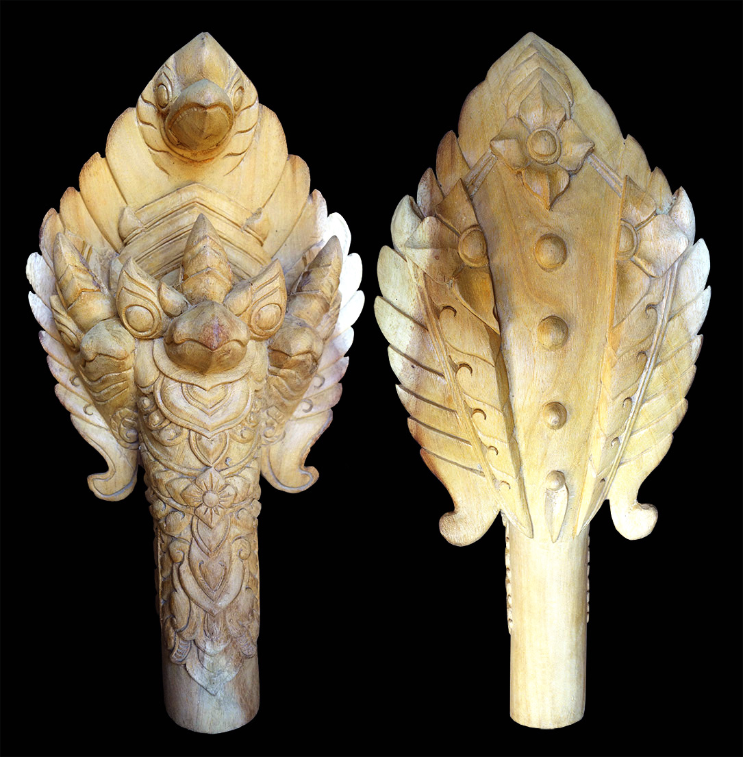 3. Garuda head made of wood