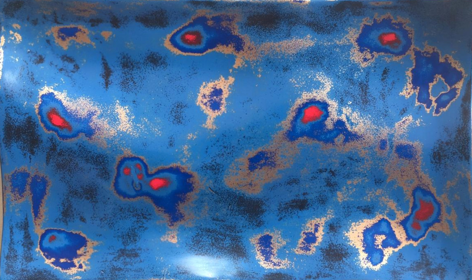 Acrylic lacquer 4 layers