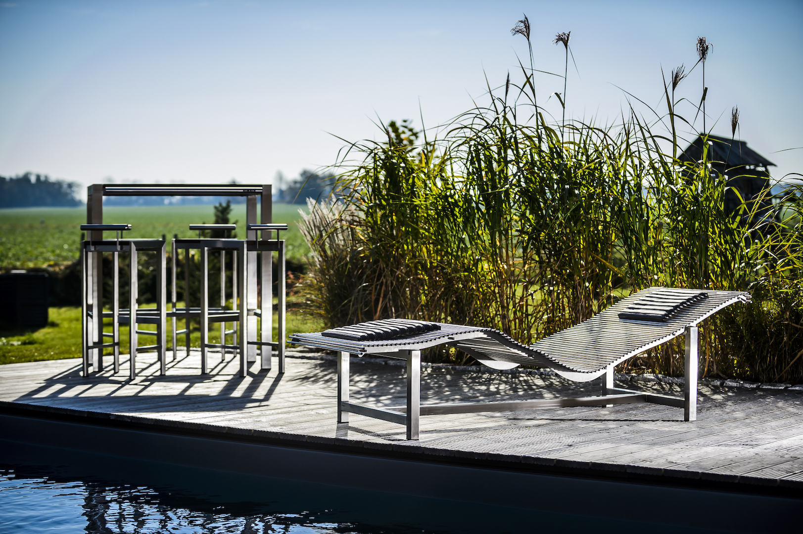 Edle Gartenmöbel aus Edelstahl kaufen - DIMARO Design