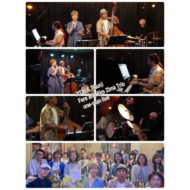 2026.6.7(日)Fere and Rim Zima Trio ワンマン