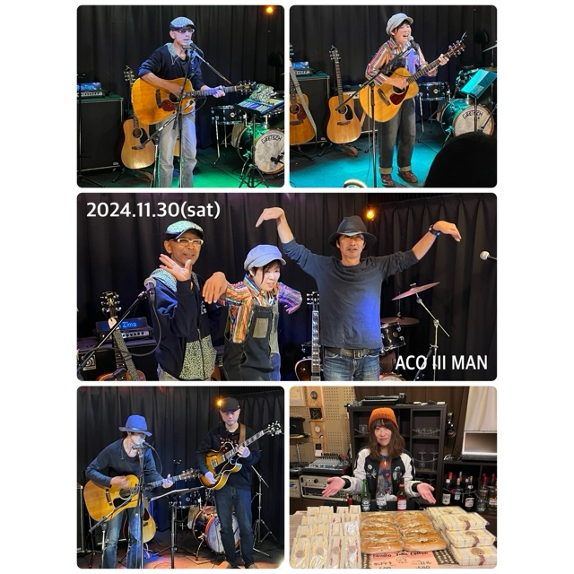 2024.11.30(土)アコースティック3マン