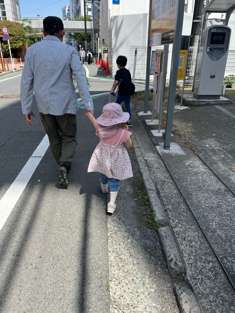 敬ちゃん(私の夫)と茅ヶ崎旧イトーヨーカドー前