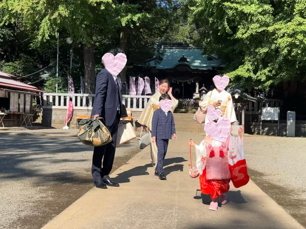鶴嶺八幡神社さんで