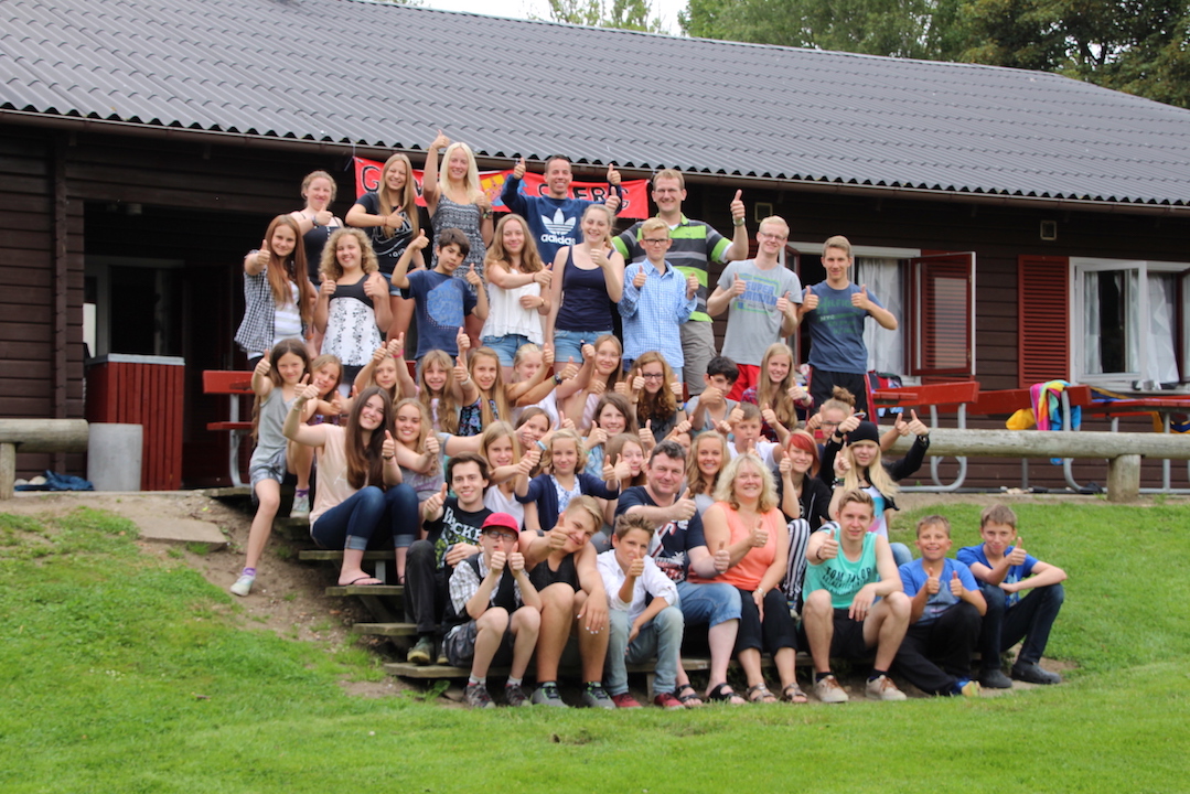 Gruppenfoto am Vorabend der Abreise