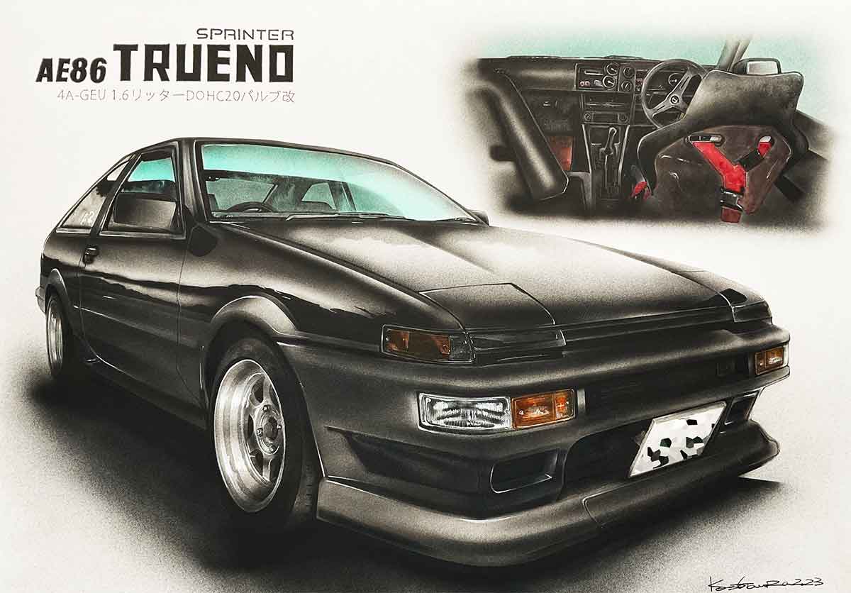AE86TRUENO - プロイラストレーターがオーダー制作します
