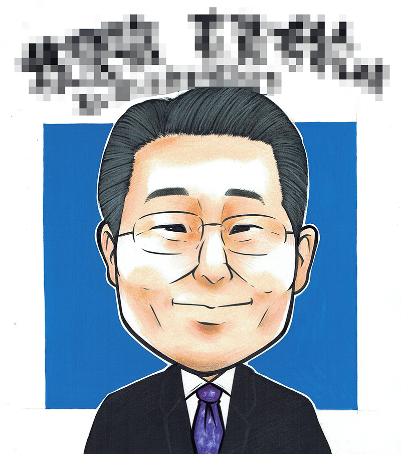 送別会似顔絵 プロのイラストレータが描くリアルな手描きイラストです