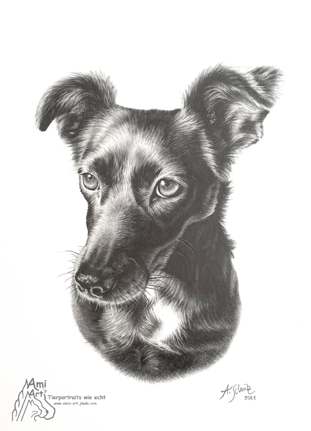 Frida, Bleistift, A4.
